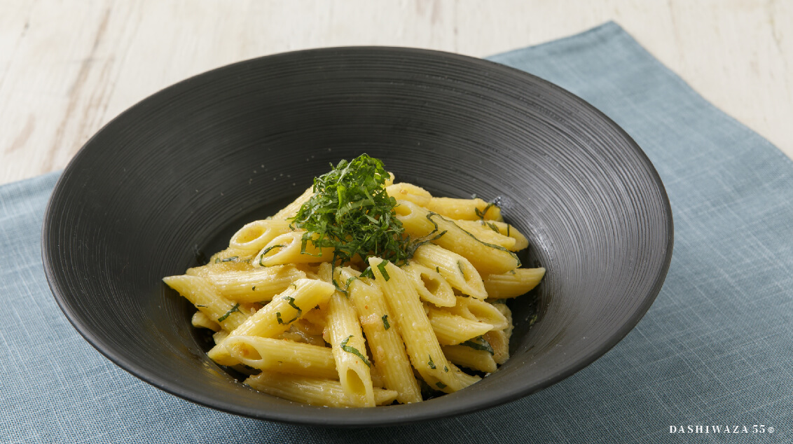 だしシャカ明太子パスタ