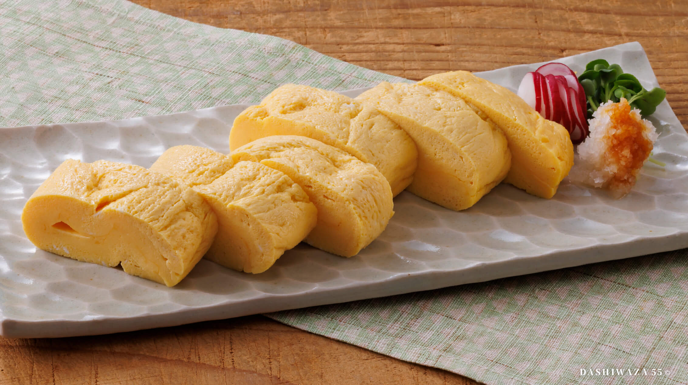 レンジでだし巻きたまご