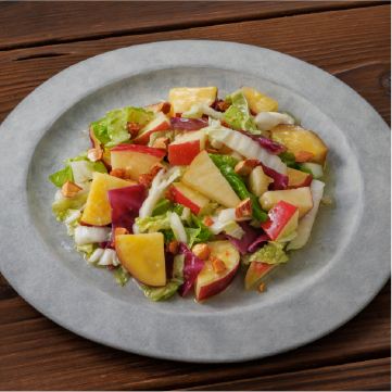 りんごと白菜のだしドレサラダ