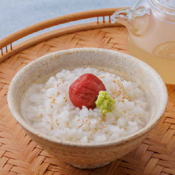 だしかけ冷やし梅茶漬け