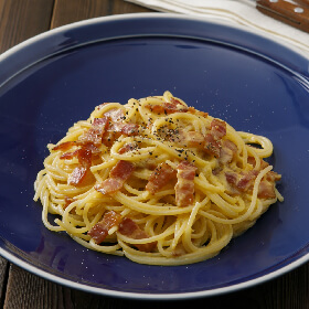 だしパラカルボナーラ