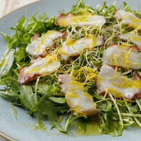 だしパラ和風カルパッチョ