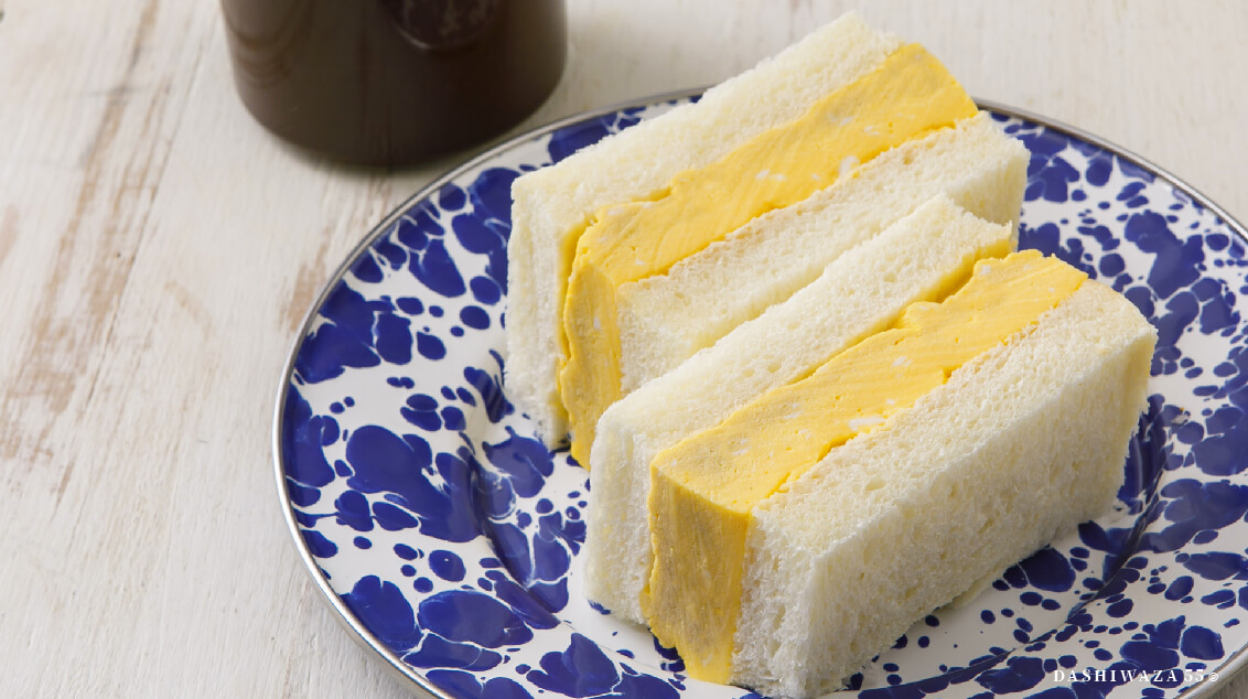 厚焼きたまごのだしバターサンド