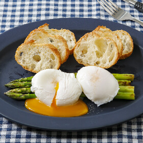 だしパラポーチドエッグ