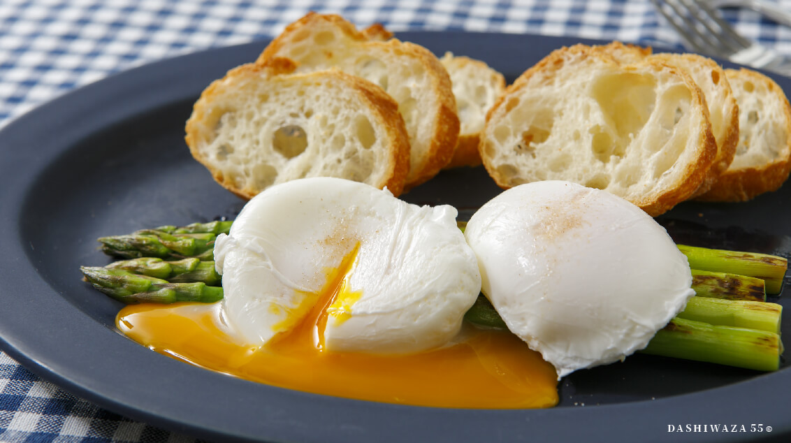 だしパラポーチドエッグ