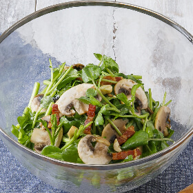 クレソンのだしシャカサラダ