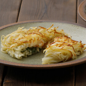 じゃがいものガレット風だしパラ