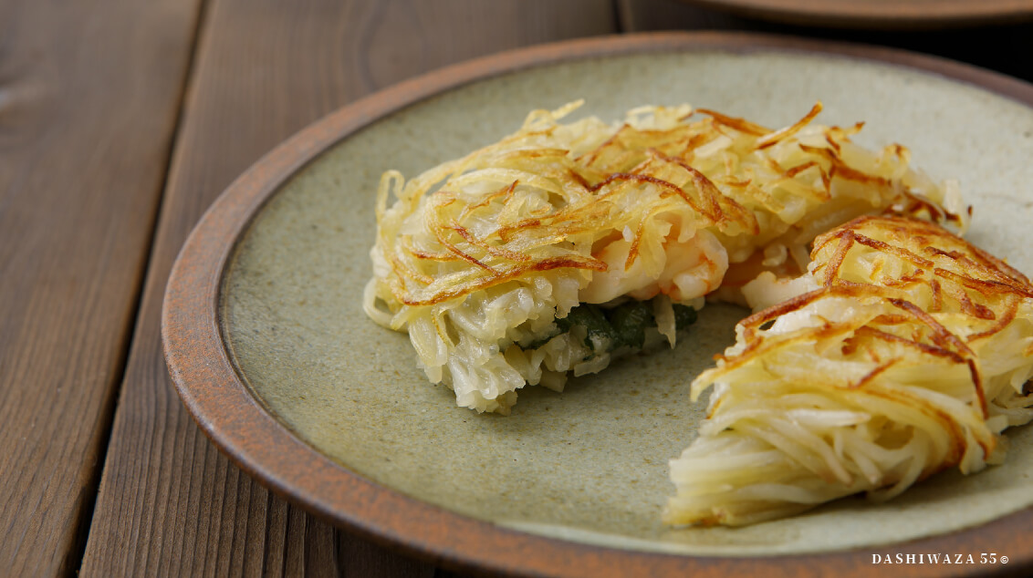 じゃがいものガレット風だしパラ