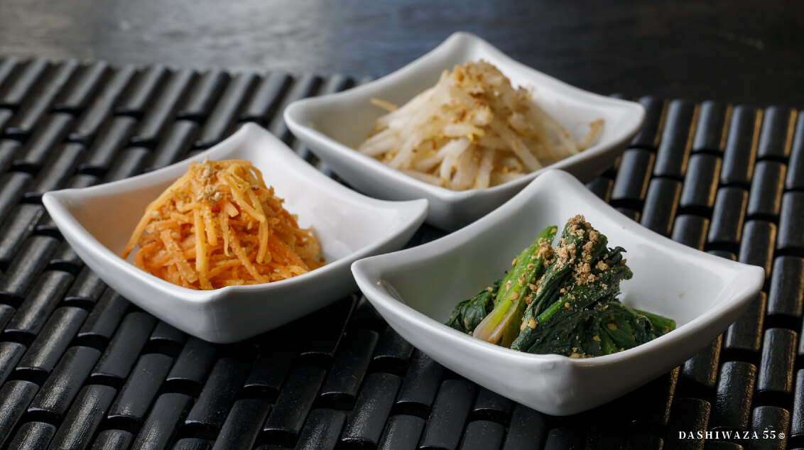 だしもみ三色ナムル