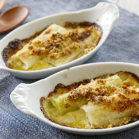 白ネギのだしパラグラタン