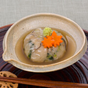 レンコンまんじゅうのだしあんかけ