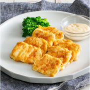 だしマヨ鶏ささみのピカタ