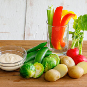 彩り野菜のだしマヨディップ