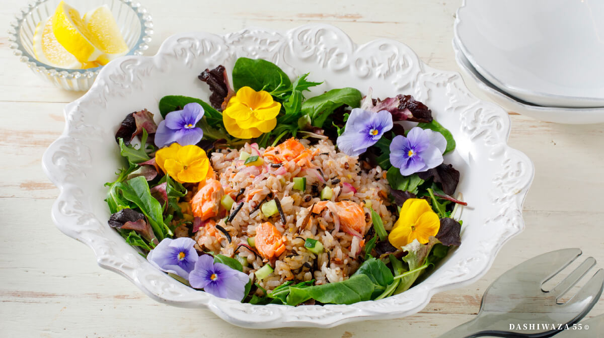 だしもみ野菜のサラダライス