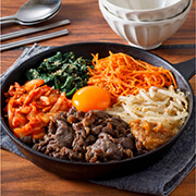 スキレットでだしもみピビンバ