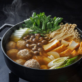 だしもみ鶏団子鍋