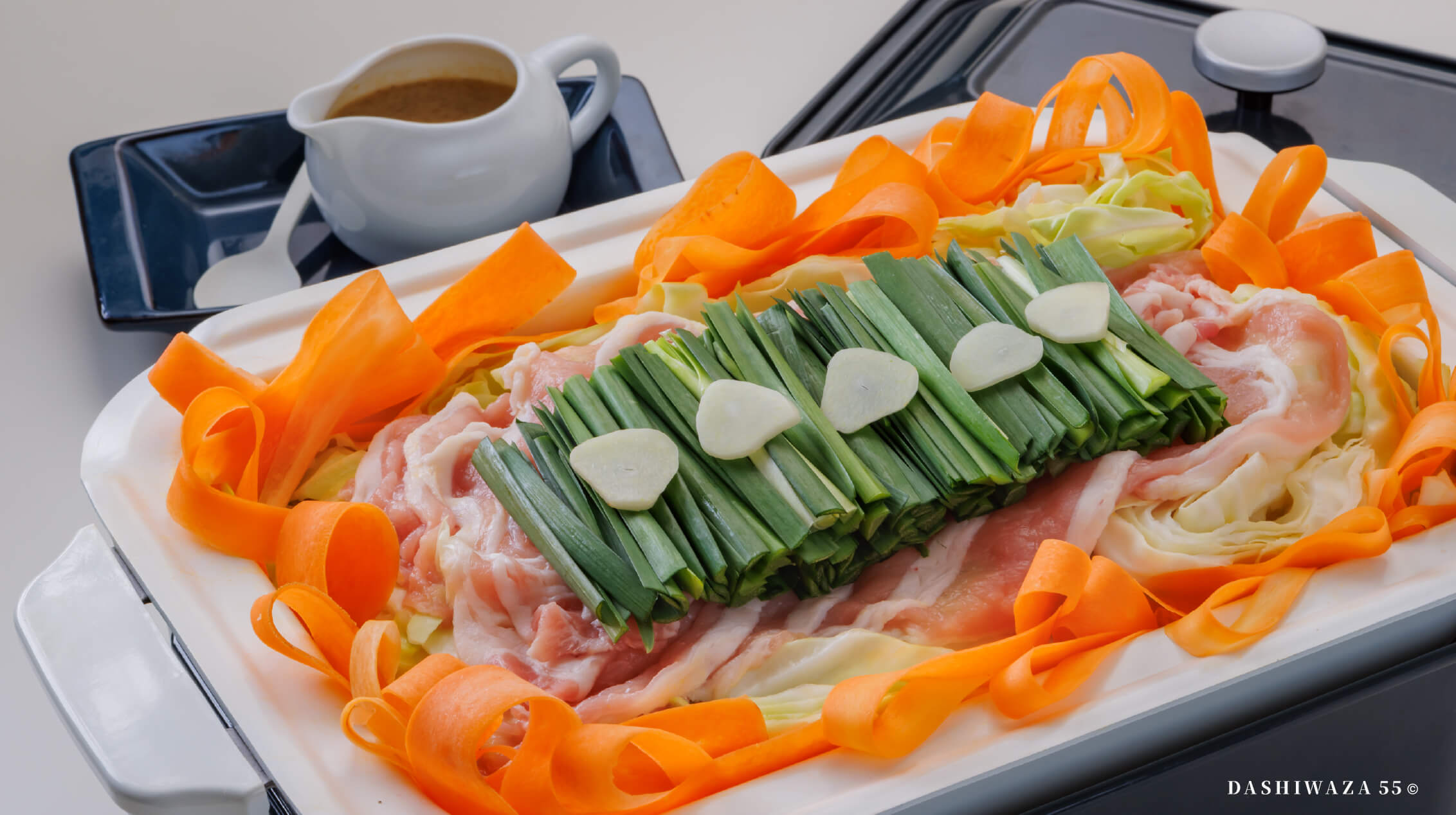 豚肉とキャベツのだしパラ蒸し鍋