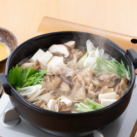 きのこのだしかけすき焼き