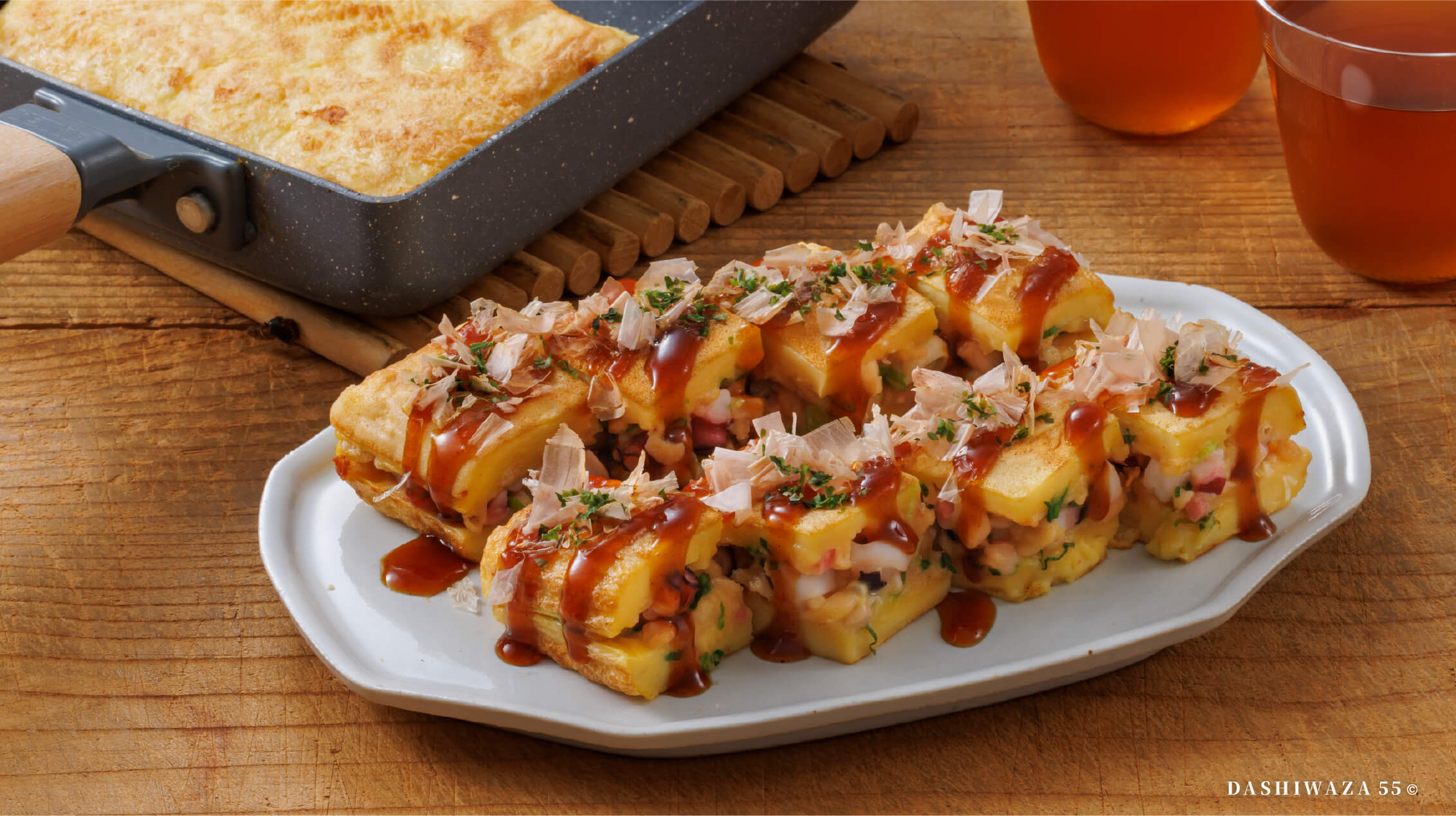 だしまぜ角たこ焼き